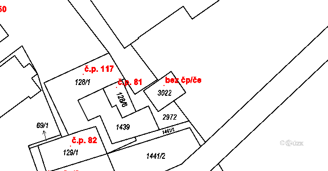 Bohdalice-Pavlovice 119372819 na parcele st. 3022 v KÚ Bohdalice, Katastrální mapa