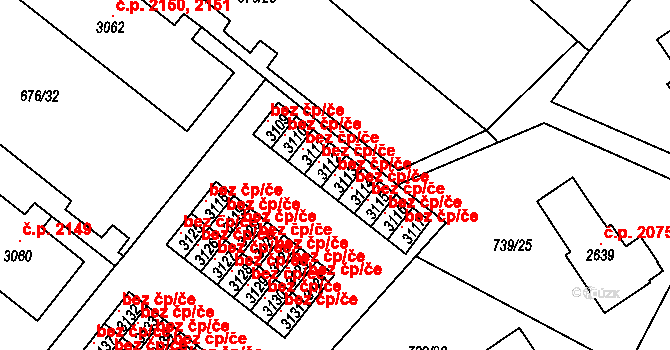 Dvůr Králové nad Labem 41866819 na parcele st. 3113 v KÚ Dvůr Králové nad Labem, Katastrální mapa