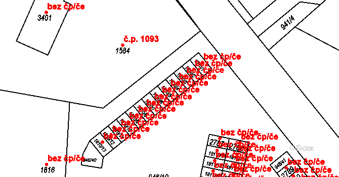 Jičín 43411819 na parcele st. 1810/5 v KÚ Jičín, Katastrální mapa