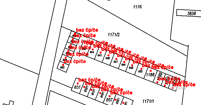 Králíky 48028819 na parcele st. 845 v KÚ Králíky, Katastrální mapa