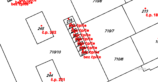 Tlustice 48422819 na parcele st. 283 v KÚ Tlustice, Katastrální mapa