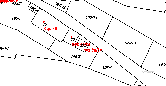 Havlíčkův Brod 95113819 na parcele st. 329 v KÚ Mírovka, Katastrální mapa