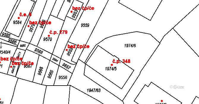 Mutěnice 371, Katastrální mapa