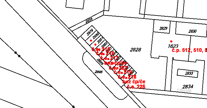 Brno 41729820 na parcele st. 2983 v KÚ Kohoutovice, Katastrální mapa
