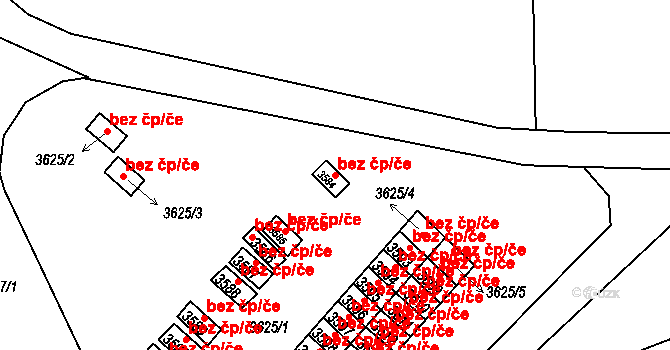 Krnov 45606820 na parcele st. 3584 v KÚ Krnov-Horní Předměstí, Katastrální mapa