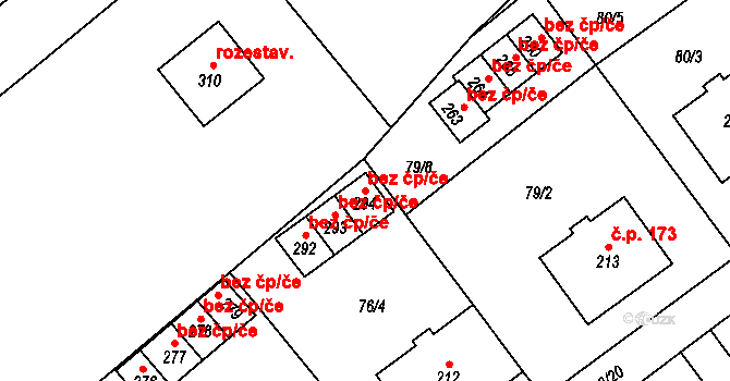 Šošůvka 46034820 na parcele st. 294 v KÚ Šošůvka, Katastrální mapa