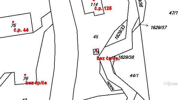 Staré Heřminovy 46549820 na parcele st. 119 v KÚ Staré Heřminovy, Katastrální mapa
