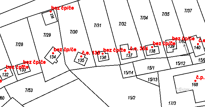 Stéblová 136, Katastrální mapa