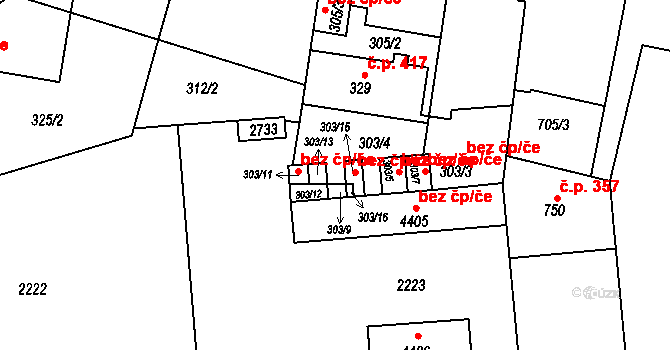Objekt 77897820, Katastrální mapa