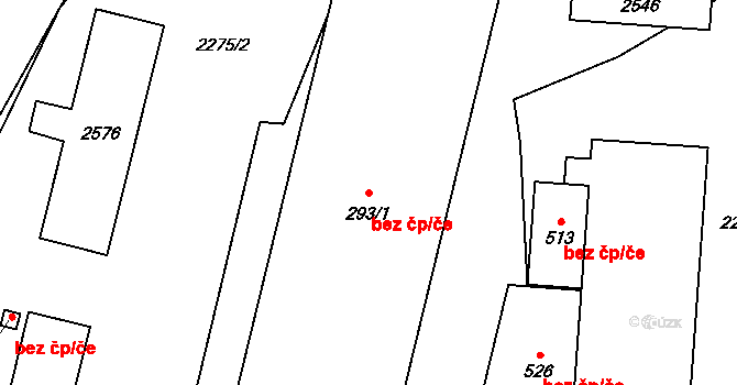 Leskovec 78192820 na parcele st. 293/1 v KÚ Leskovec, Katastrální mapa