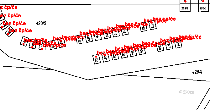 Červená Voda 39386821 na parcele st. 221 v KÚ Horní Orlice, Katastrální mapa