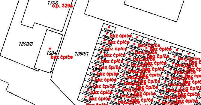 Česká Lípa 45889821 na parcele st. 1298/8 v KÚ Česká Lípa, Katastrální mapa