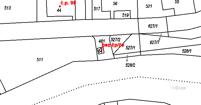 Bohdíkov 49138821 na parcele st. 84 v KÚ Raškov Dvůr, Katastrální mapa