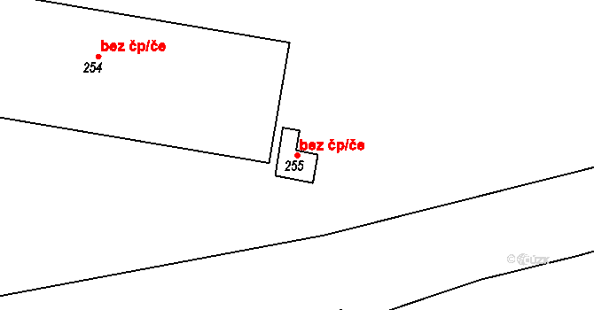 Hrádek 49312821 na parcele st. 255 v KÚ Hrádek u Sušice, Katastrální mapa
