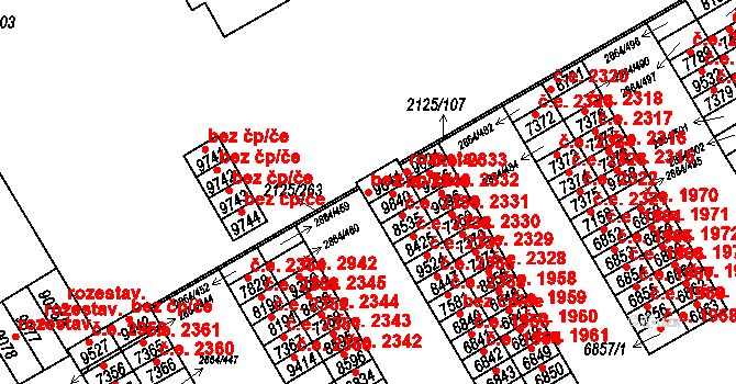 Hodonín 83983821 na parcele st. 9841 v KÚ Hodonín, Katastrální mapa