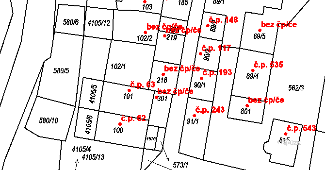 Lenešice 43027822 na parcele st. 218 v KÚ Lenešice, Katastrální mapa
