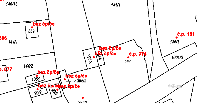 Mirošov 40675823 na parcele st. 644 v KÚ Mirošov, Katastrální mapa
