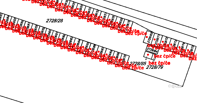 Holešov 41051823 na parcele st. 2728/67 v KÚ Holešov, Katastrální mapa