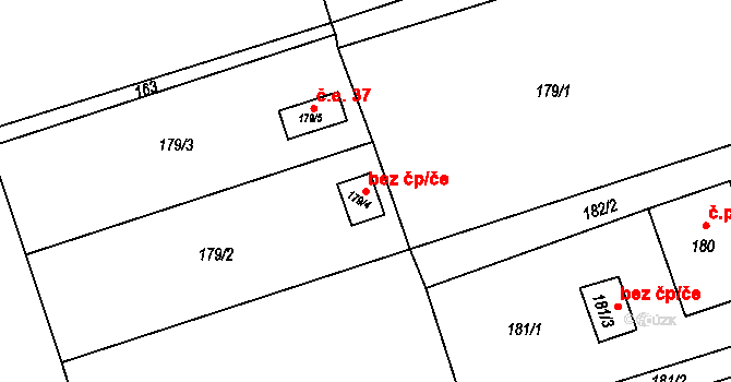 Bohumín 43982824 na parcele st. 179/4 v KÚ Záblatí u Bohumína, Katastrální mapa