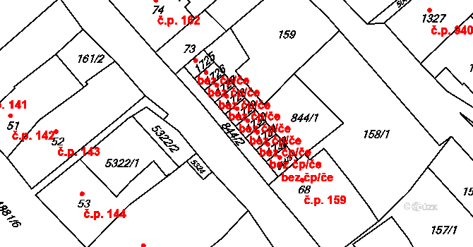 Jáchymov 48958824 na parcele st. 1729 v KÚ Jáchymov, Katastrální mapa