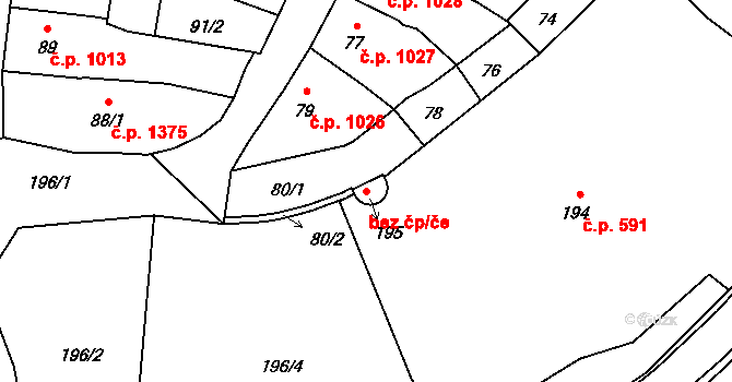 Mohelnice 39003825 na parcele st. 195 v KÚ Mohelnice, Katastrální mapa