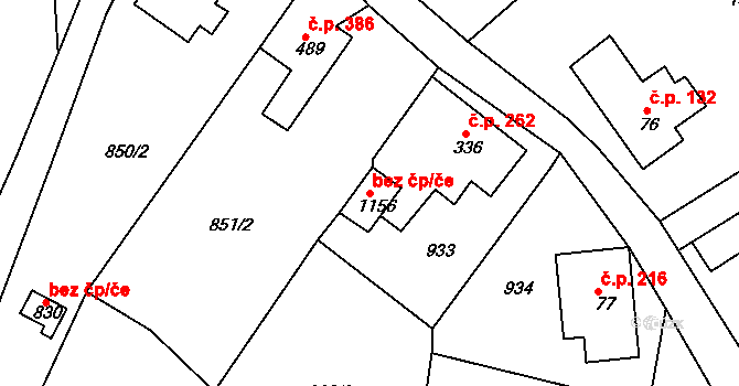 Hejnice 41189825 na parcele st. 1156 v KÚ Hejnice, Katastrální mapa