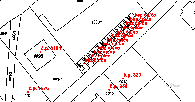 Česká Lípa 48793825 na parcele st. 1000/10 v KÚ Česká Lípa, Katastrální mapa