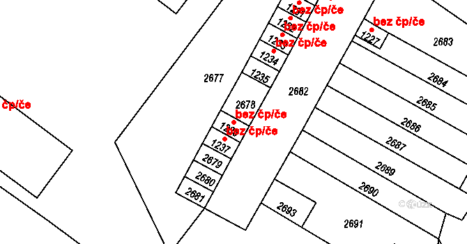 Zbraslavice 93337825 na parcele st. 1236 v KÚ Zbraslavice, Katastrální mapa