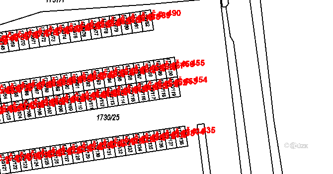 Miřetice u Klášterce nad Ohří 453, Klášterec nad Ohří na parcele st. 1730/118 v KÚ Miřetice u Klášterce nad Ohří, Katastrální mapa