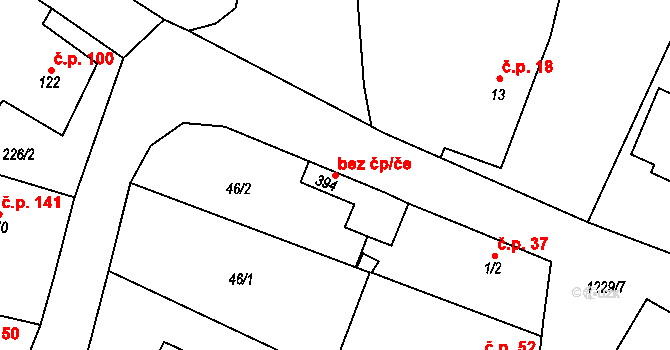 Ejpovice 40660826 na parcele st. 394 v KÚ Ejpovice, Katastrální mapa