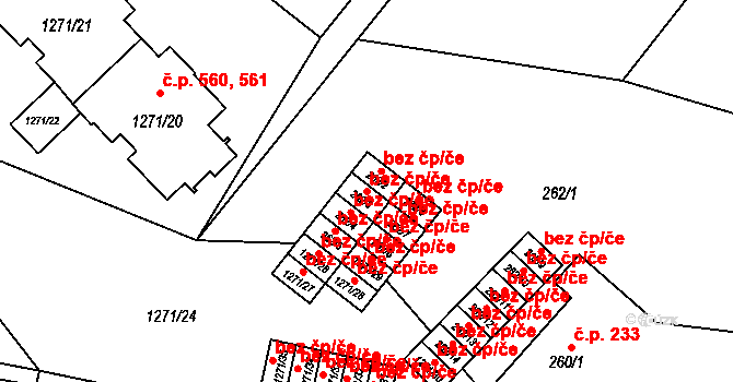 Chrást 42465826 na parcele st. 262/3 v KÚ Chrást u Plzně, Katastrální mapa