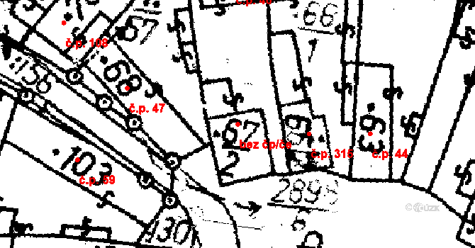 Lukavec 45283826 na parcele st. 67/1 v KÚ Lukavec u Pacova, Katastrální mapa