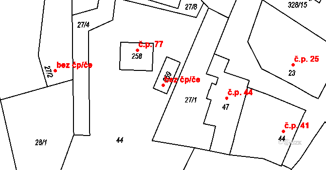 Třebechovice pod Orebem 47748826 na parcele st. 259 v KÚ Štěnkov, Katastrální mapa