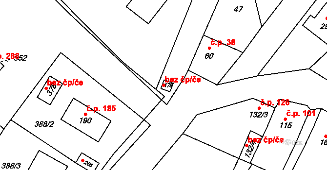 Cvrčovice 50212826 na parcele st. 178 v KÚ Cvrčovice, Katastrální mapa
