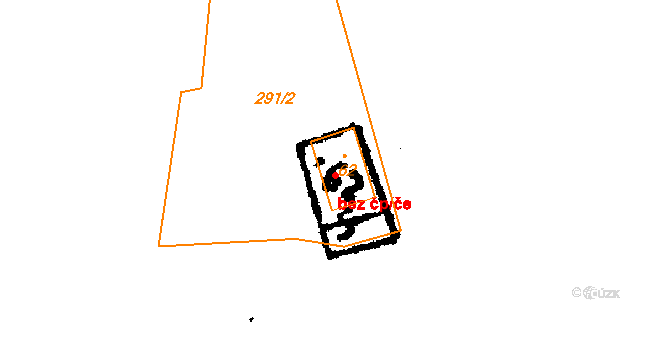 Hojsova Stráž 203, Železná Ruda na parcele st. 62 v KÚ Hojsova Stráž, Katastrální mapa