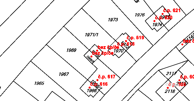 Zruč nad Sázavou 49929828 na parcele st. 1971/2 v KÚ Zruč nad Sázavou, Katastrální mapa
