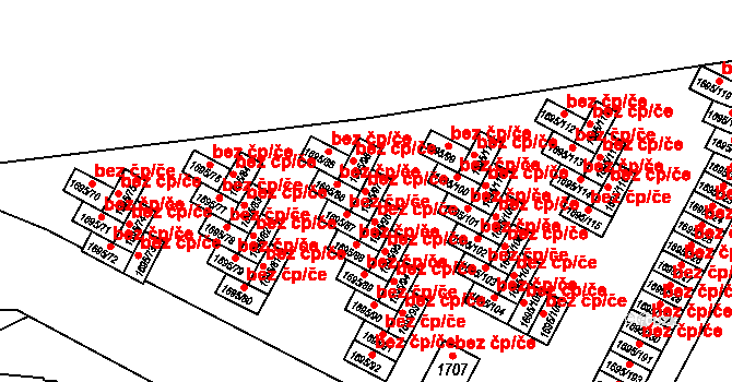 Třeboň 47571829 na parcele st. 1695/97 v KÚ Třeboň, Katastrální mapa