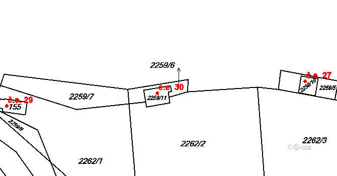 Kožichovice 31, Katastrální mapa