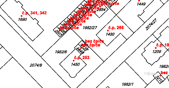 Trutnov 38049830 na parcele st. 4137 v KÚ Trutnov, Katastrální mapa