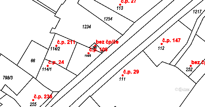 Cerhenice 41954831 na parcele st. 295 v KÚ Cerhenice, Katastrální mapa