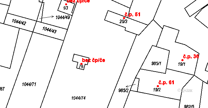 Doubravice 47040831 na parcele st. 20/3 v KÚ Doubravice u Strakonic, Katastrální mapa