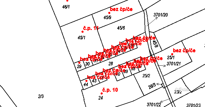Holešov 47952831 na parcele st. 32 v KÚ Holešov, Katastrální mapa