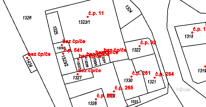 Velké Opatovice 48452831 na parcele st. 1323/4 v KÚ Velké Opatovice, Katastrální mapa