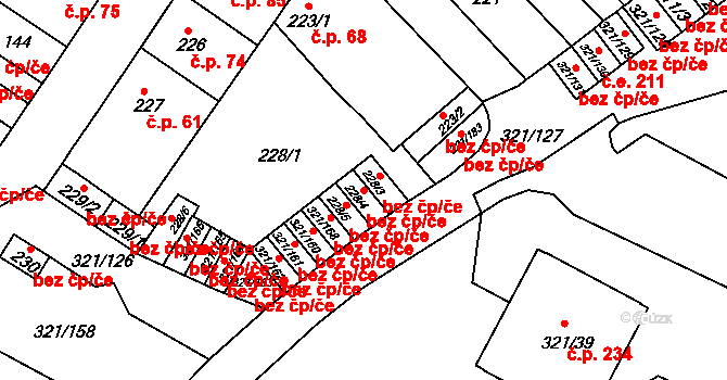 Teplice 49418831 na parcele st. 228/4 v KÚ Prosetice, Katastrální mapa