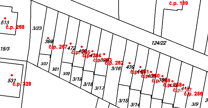 Malá Skalice 262, Česká Skalice na parcele st. 396 v KÚ Malá Skalice, Katastrální mapa