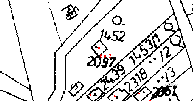 Byšičky 3, Lysá nad Labem na parcele st. 2097 v KÚ Lysá nad Labem, Katastrální mapa
