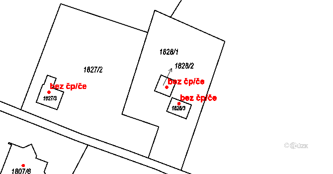 Jilemnice 49386832 na parcele st. 1828/2 v KÚ Jilemnice, Katastrální mapa