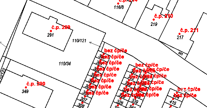 Moravany 49519832 na parcele st. 300 v KÚ Moravany nad Loučnou, Katastrální mapa