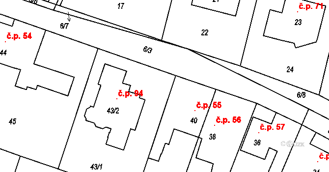 Objekt 99908832, Katastrální mapa