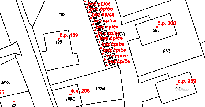 Svratouch 38054833 na parcele st. 503 v KÚ Svratouch, Katastrální mapa